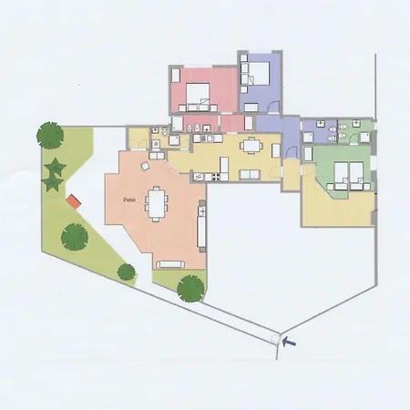 Le Cave Arbacani Dimora Con Patio E Giardino Apartment *